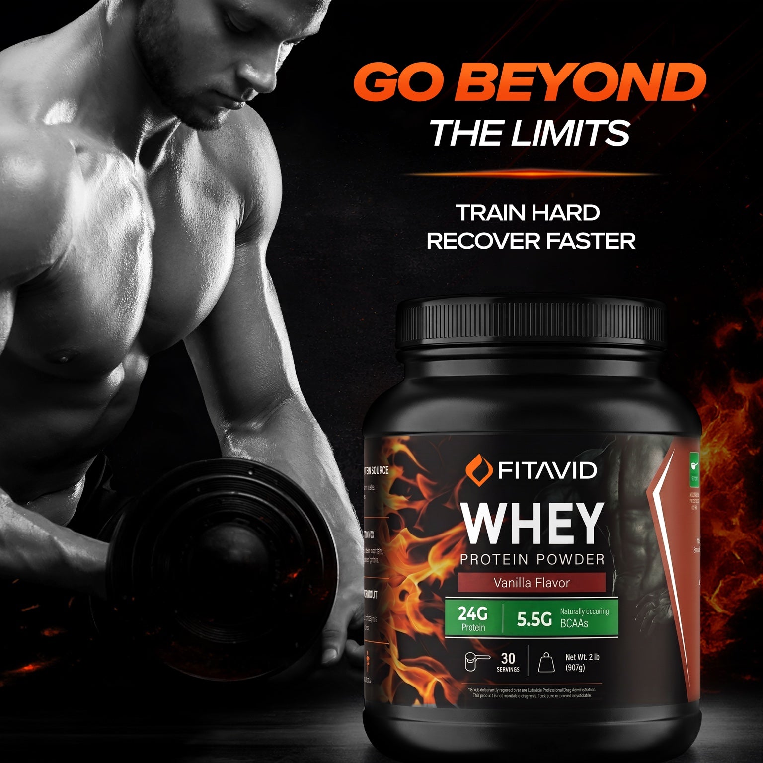 FITAVID Whey Protein performance creative